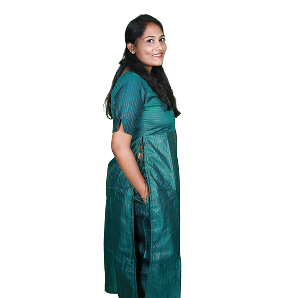 Teal Zari Naira Cut Set - Image 3